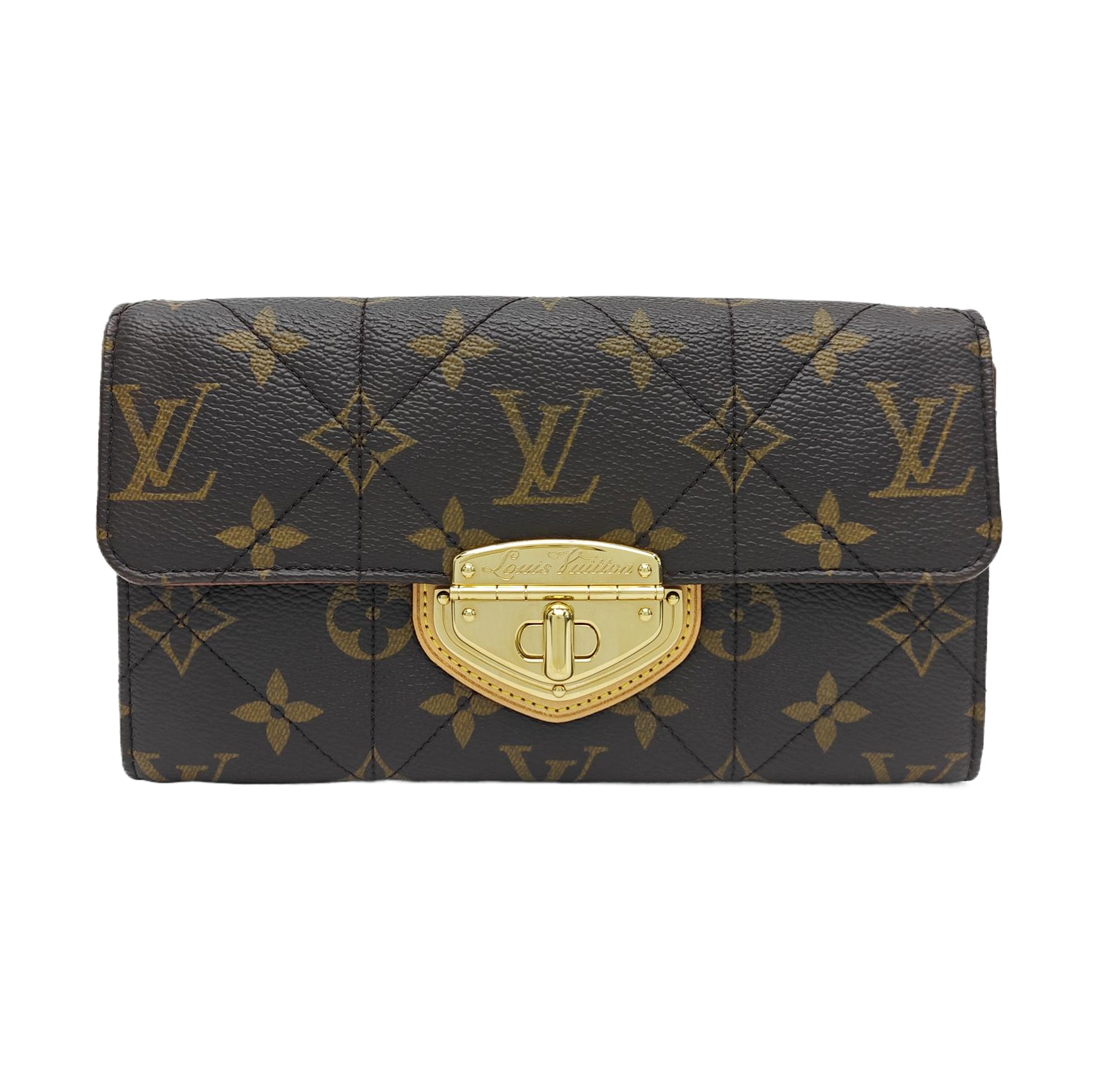 ETOILE Monogram Coated Canvas Brown