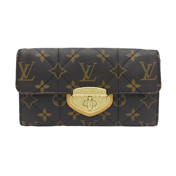 ETOILE Monogram Coated Canvas Brown