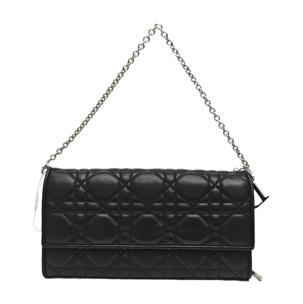 Lady Dior Small Cannage Lambskin Black