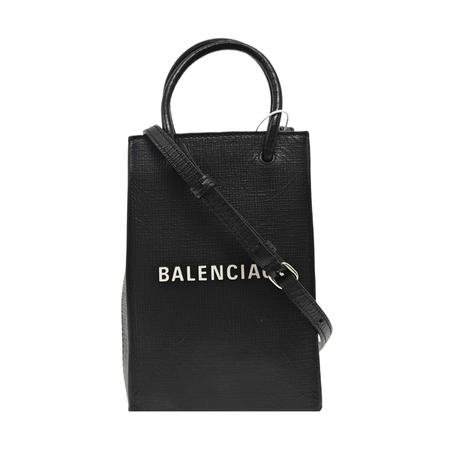 Shopping Bag Calfskin Black