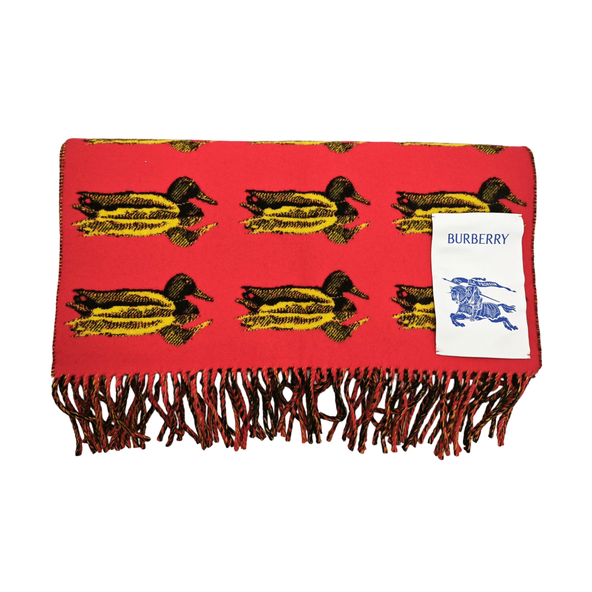 Wool Scarf Red