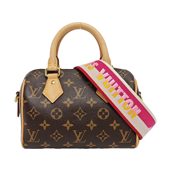 SPEEDY 20 Monogram Coated Canvas Brown