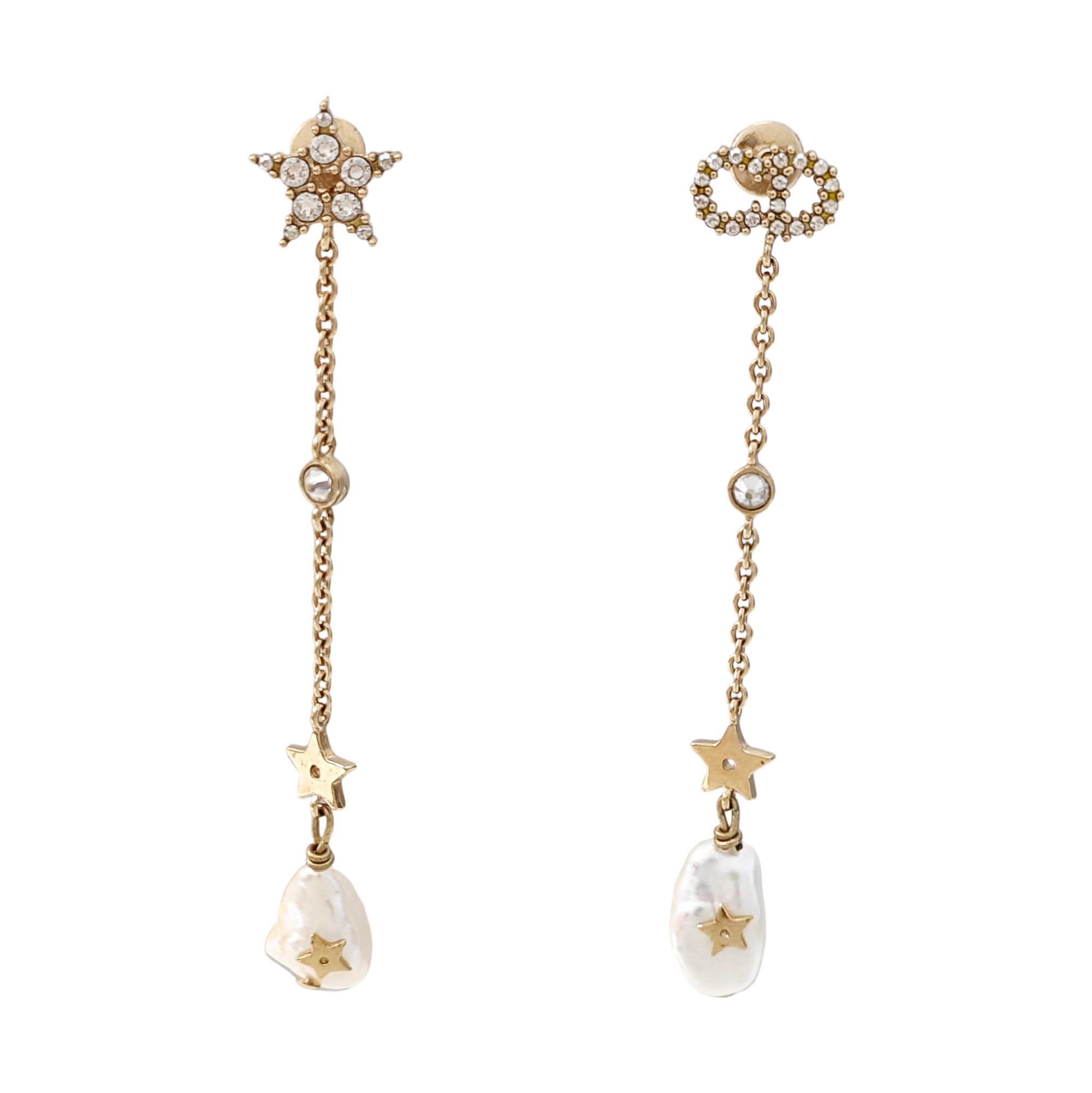 La Petite Tribale Metal Gold Stud Earrings