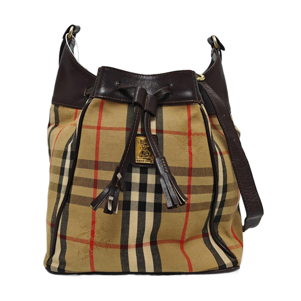 Canvas Shoulder Bag Brown