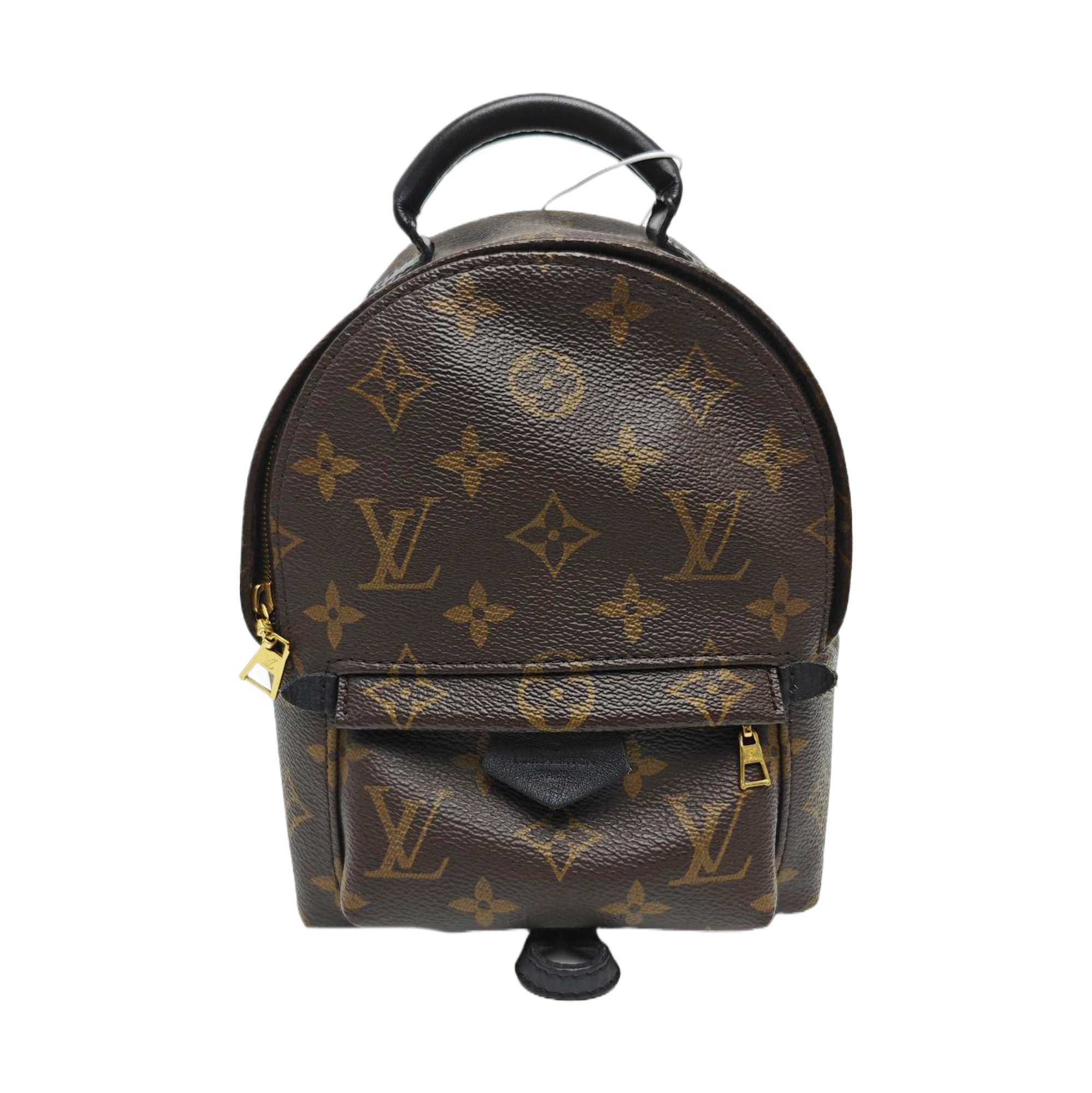 PALM SPRINGS Mini Monogram Coated Canvas Brown