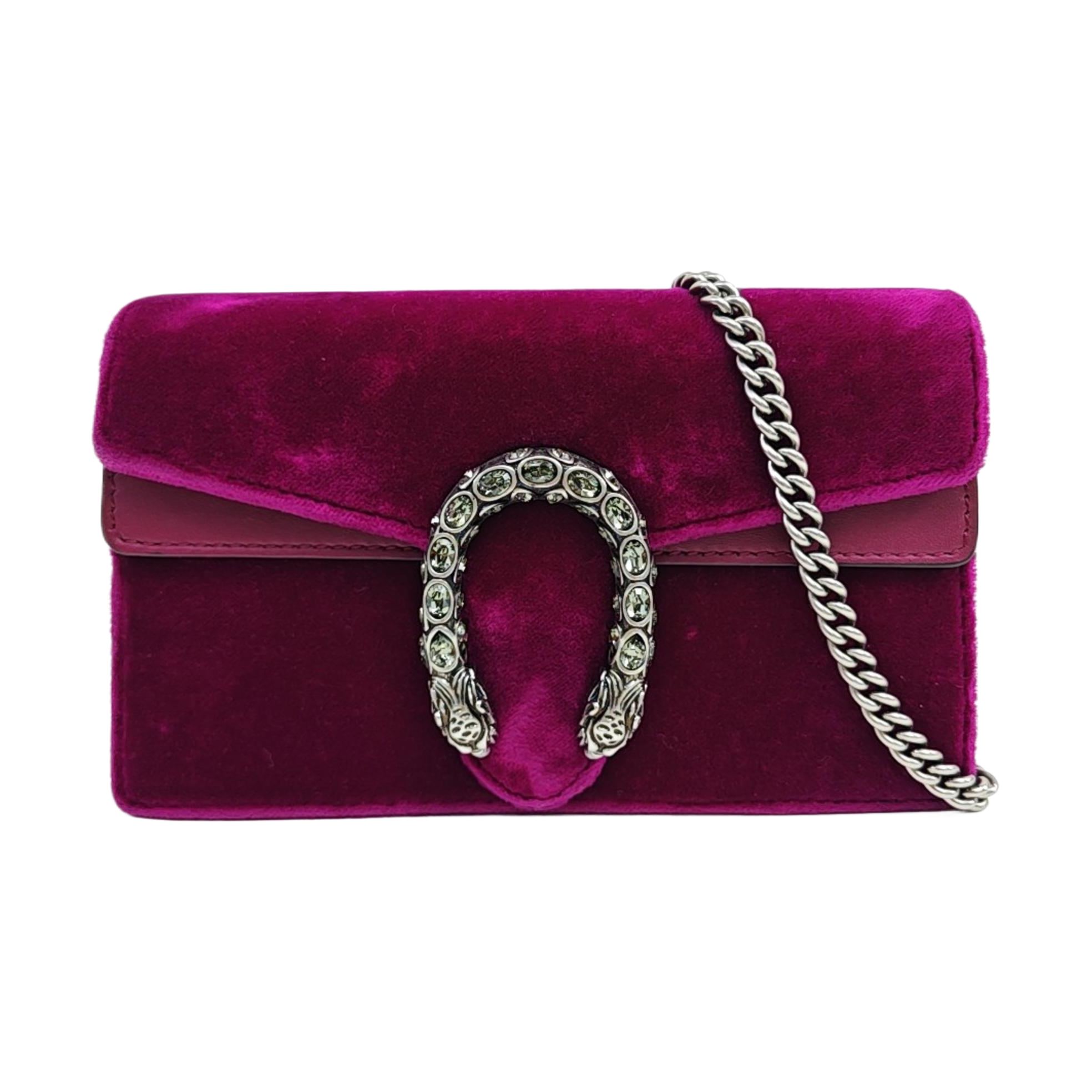 Dionysus Super Mini Velvet Red