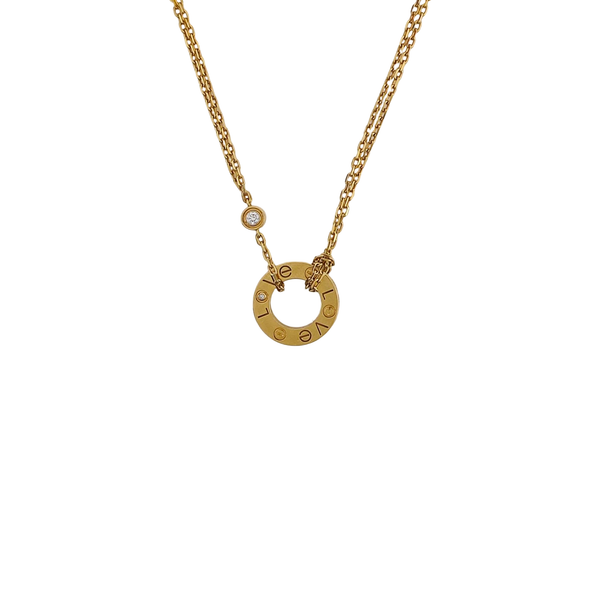 LOVE 18k Gold Necklace