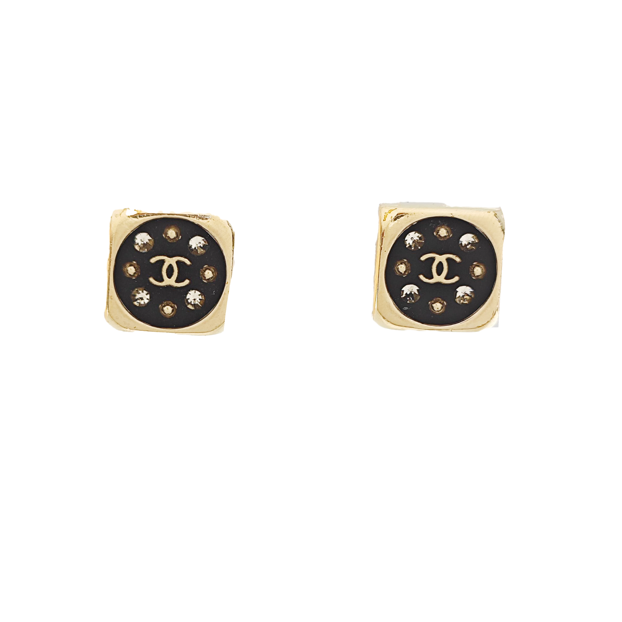 Metal Gold Stud Earrings