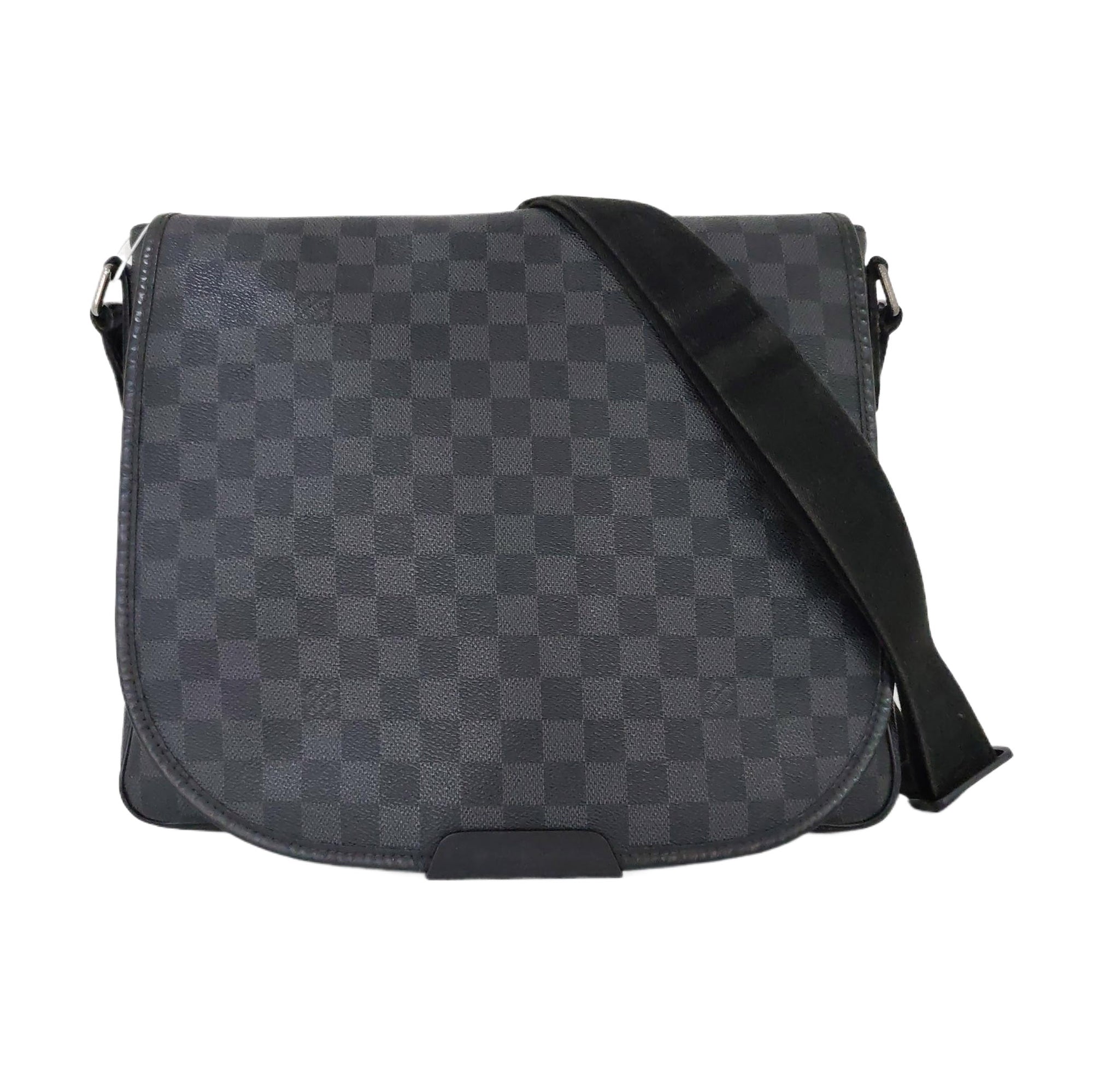 DANIEL Damier Graphite Coated Canvas Gray