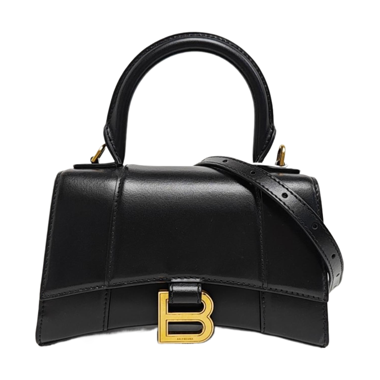 Hourglass XS Calfskin Black
