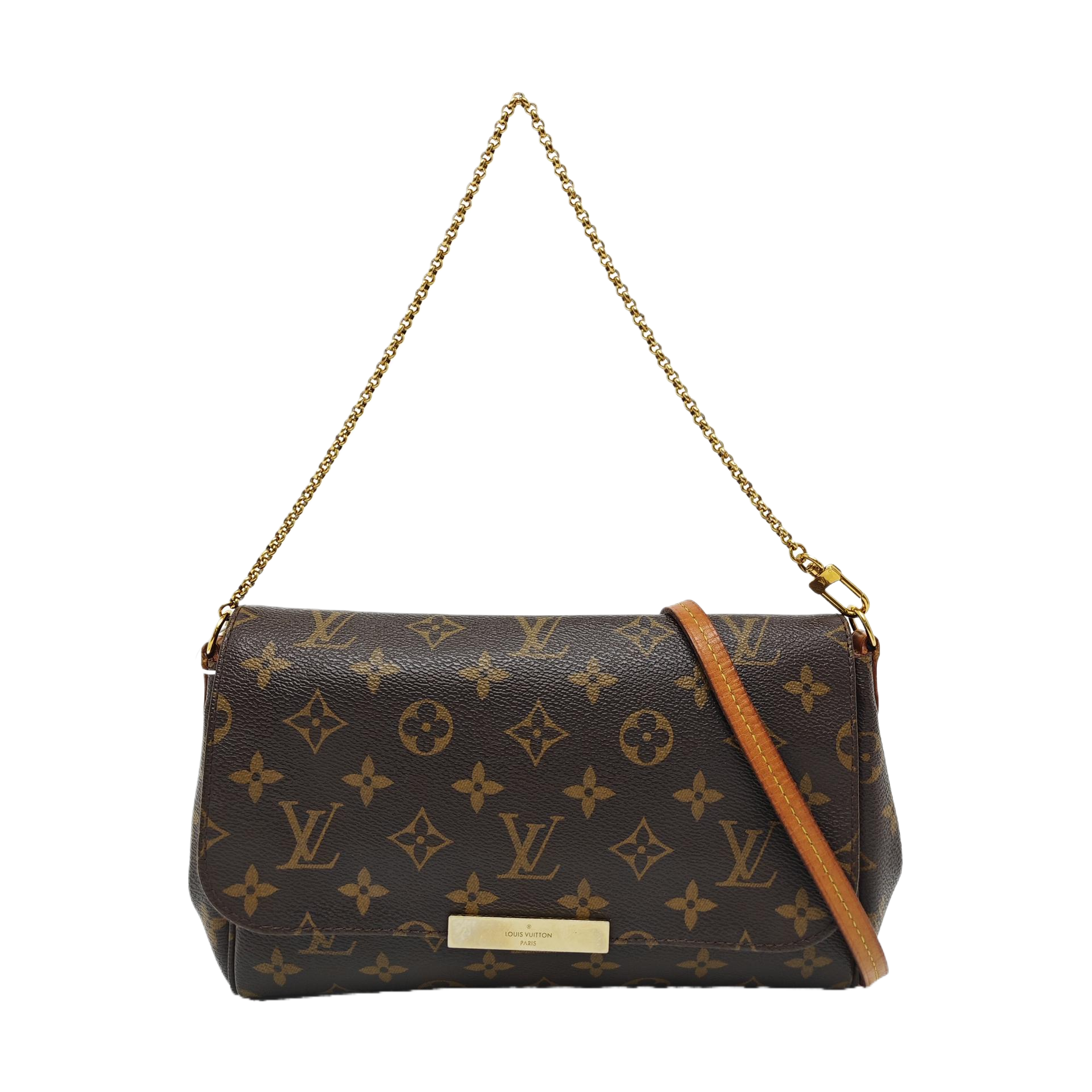 FAVORITE MM Monogram Coated Canvas Brown