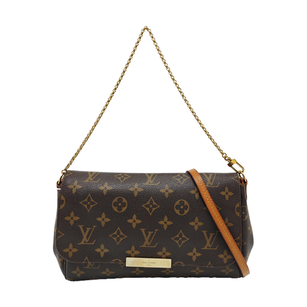FAVORITE MM Monogram Coated Canvas Brown