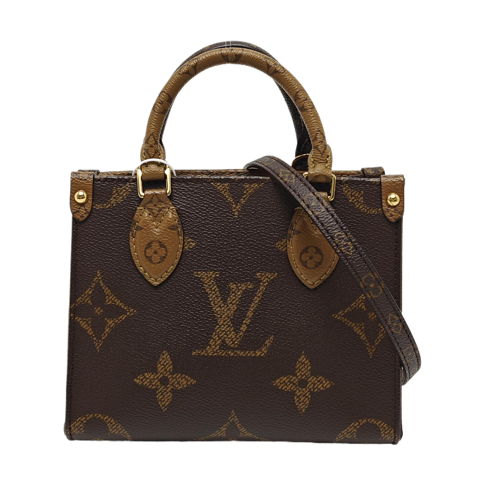 ONTHEGO BB Monogram Coated Canvas Brown