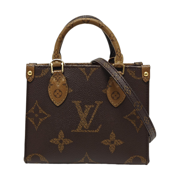 ONTHEGO BB Monogram Coated Canvas Brown