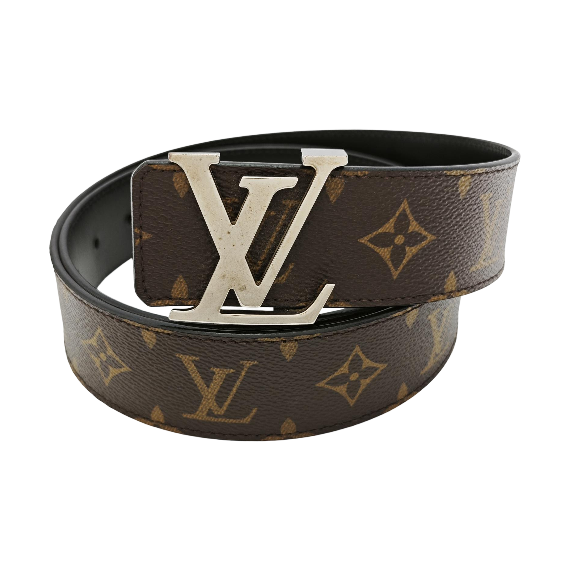 Coated Canvas Belt Brown