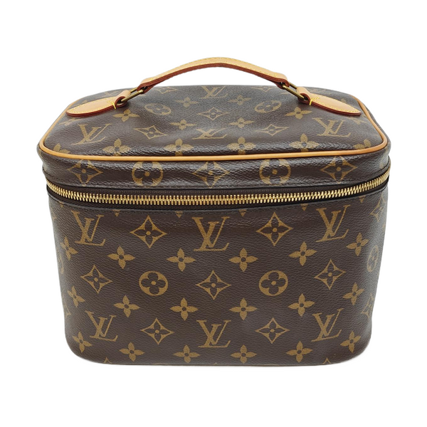 NICE Monogram Coated Canvas Brown