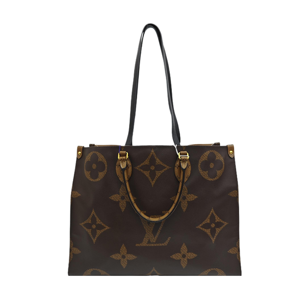 ONTHEGO GM Monogram Coated Canvas Brown