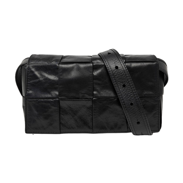Calfskin Shoulder Bag Black