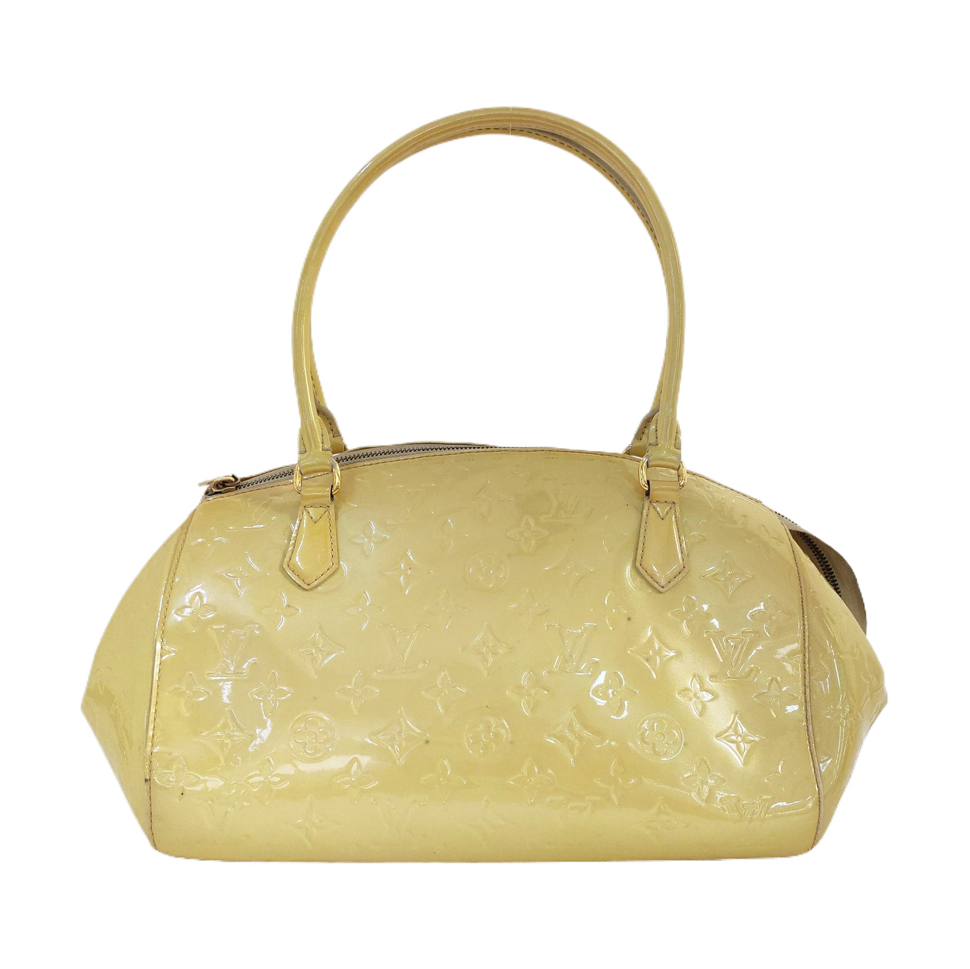 SHERWOOD Monogram Patent Leather Yellow