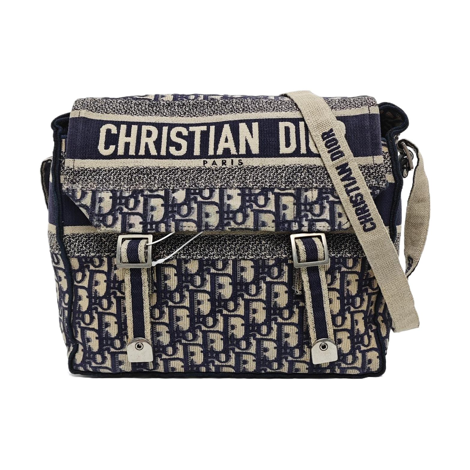 Diorcamp Large Oblique Canvas Blue