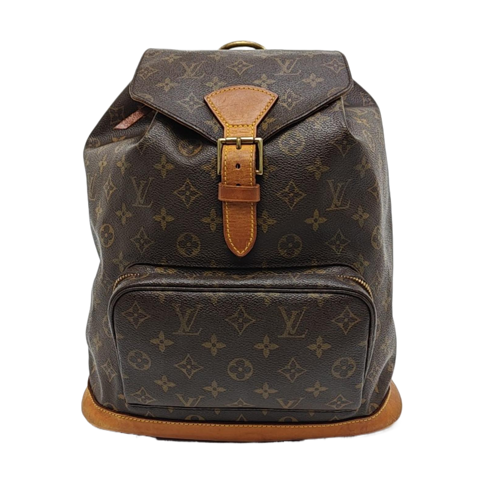MONTSOURIS GM Monogram Coated Canvas Brown