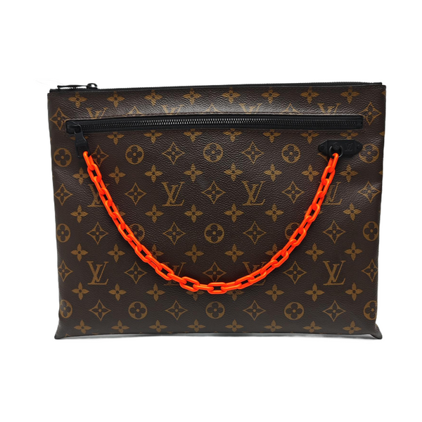 A4 Monogram Coated Canvas Brown