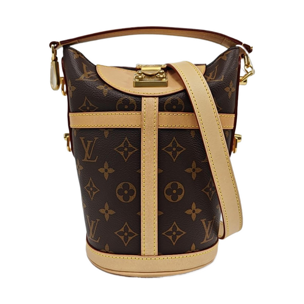 DUFFLE Monogram Coated Canvas Brown