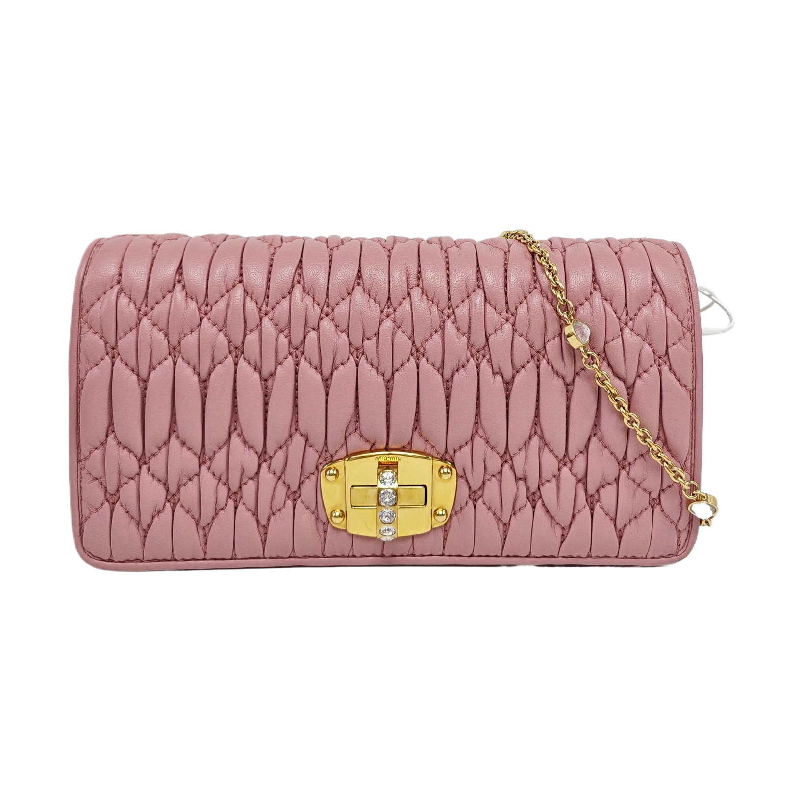 Crystal Mini Lambskin Pink