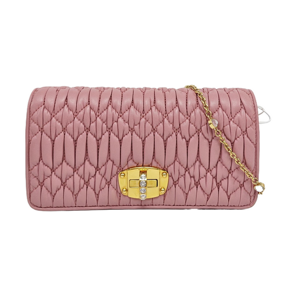 Crystal Mini Lambskin Pink