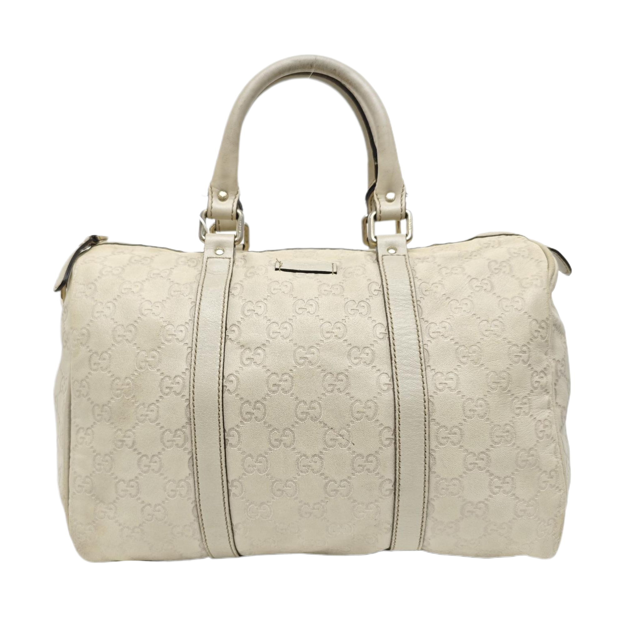 Joy Medium Monogram Calfskin Beige
