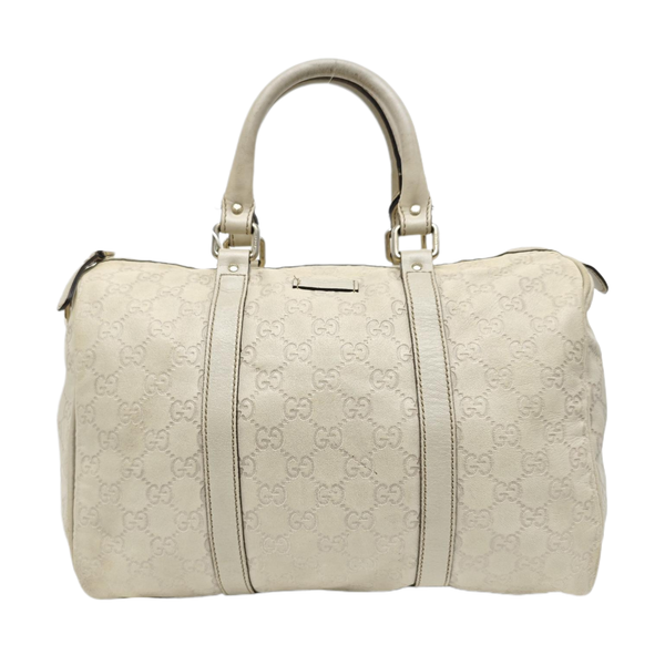 Joy Medium Monogram Calfskin Beige