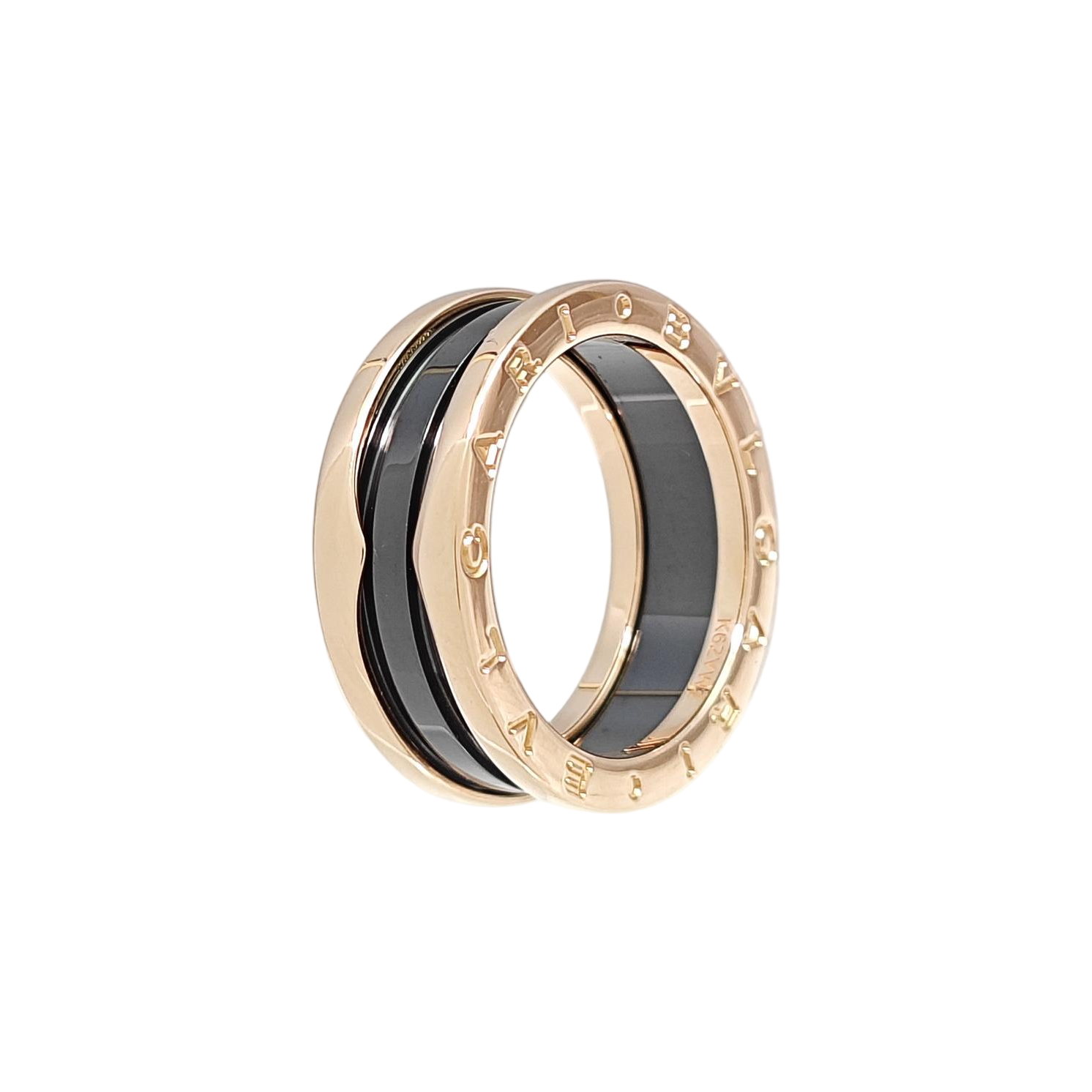 B.ZERO1 18k Rose Gold Ring EU 58