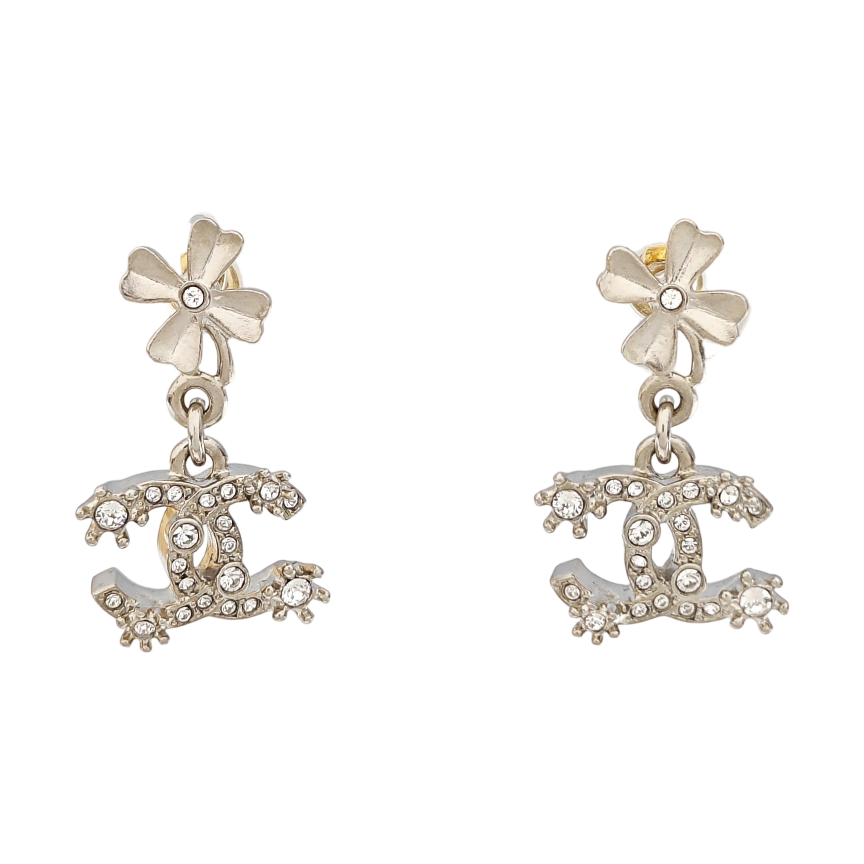 Metal Silver Earrings