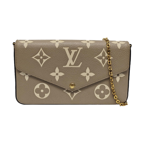 FÉLICIE Monogram Calfskin Gray