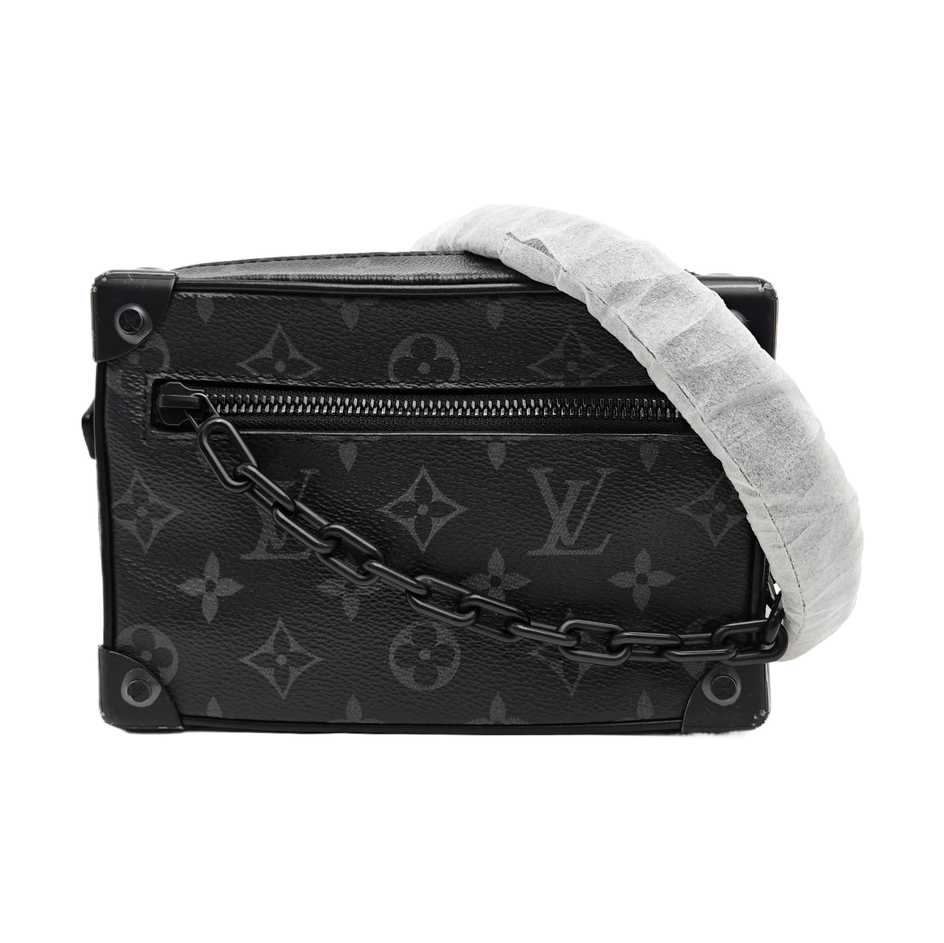 SOFT TRUNK Mini Monogram Coated Canvas Black