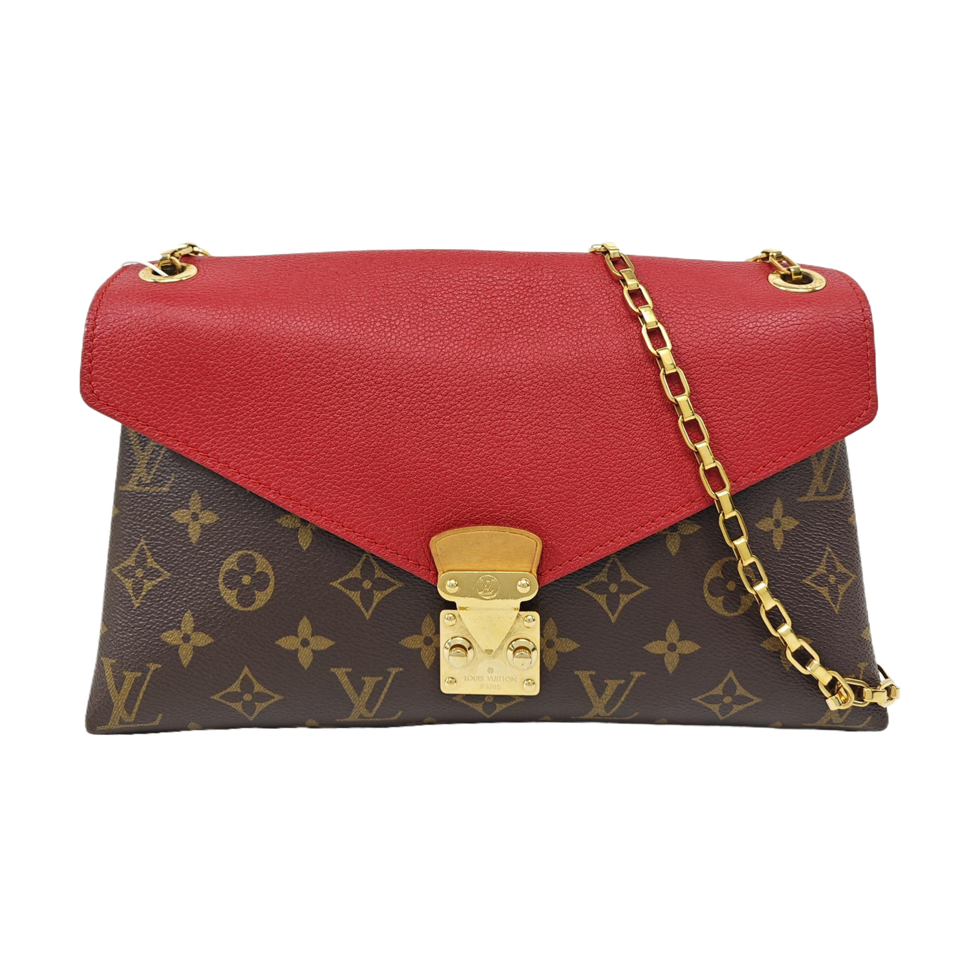 PALLAS BB Monogram Coated Canvas Brown