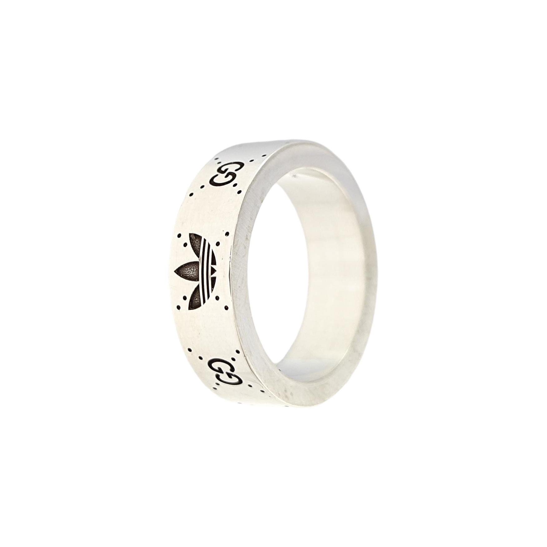 Adidas X Gucci 925 Sterling Silver Ring HK 13
