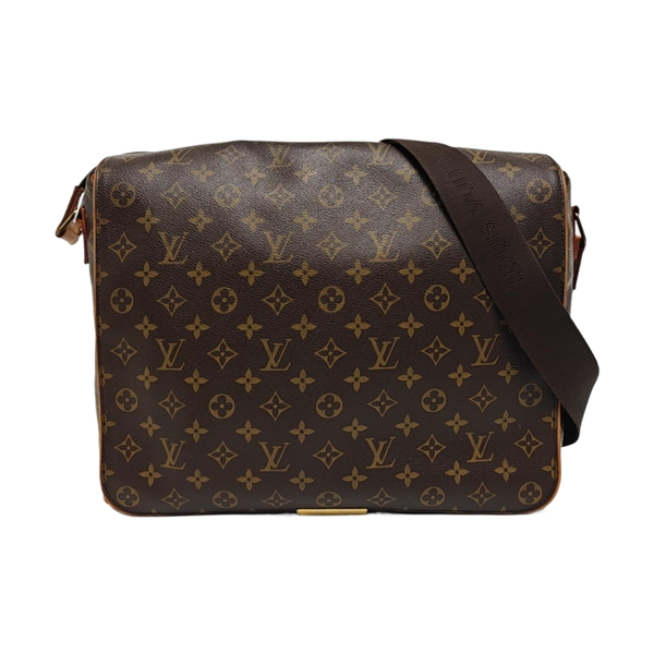 VALMY Monogram Coated Canvas Brown