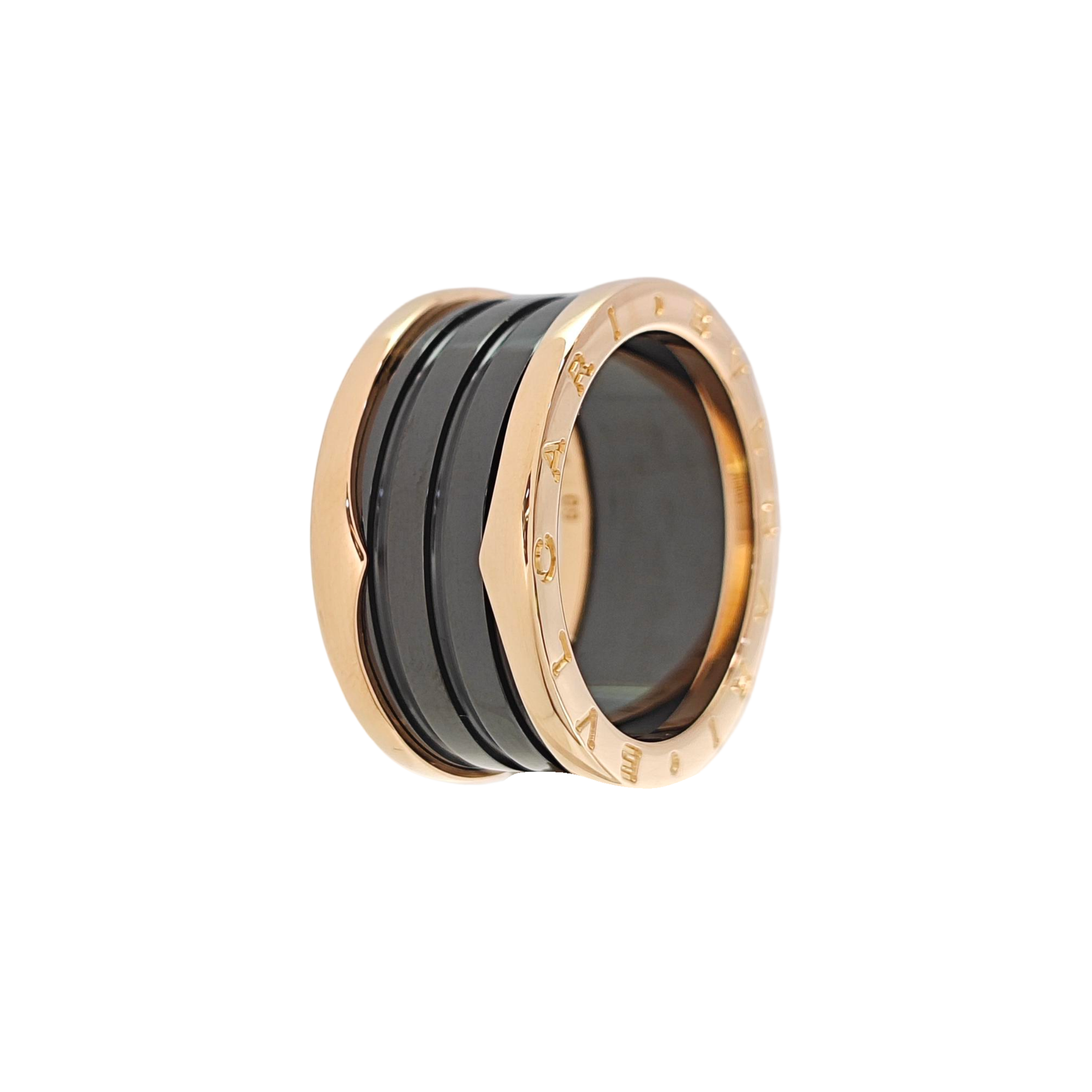 B.ZERO1 18k Rose Gold Ring EU 60