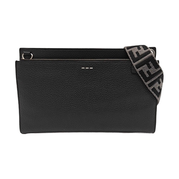 Calfskin Shoulder Bag Black