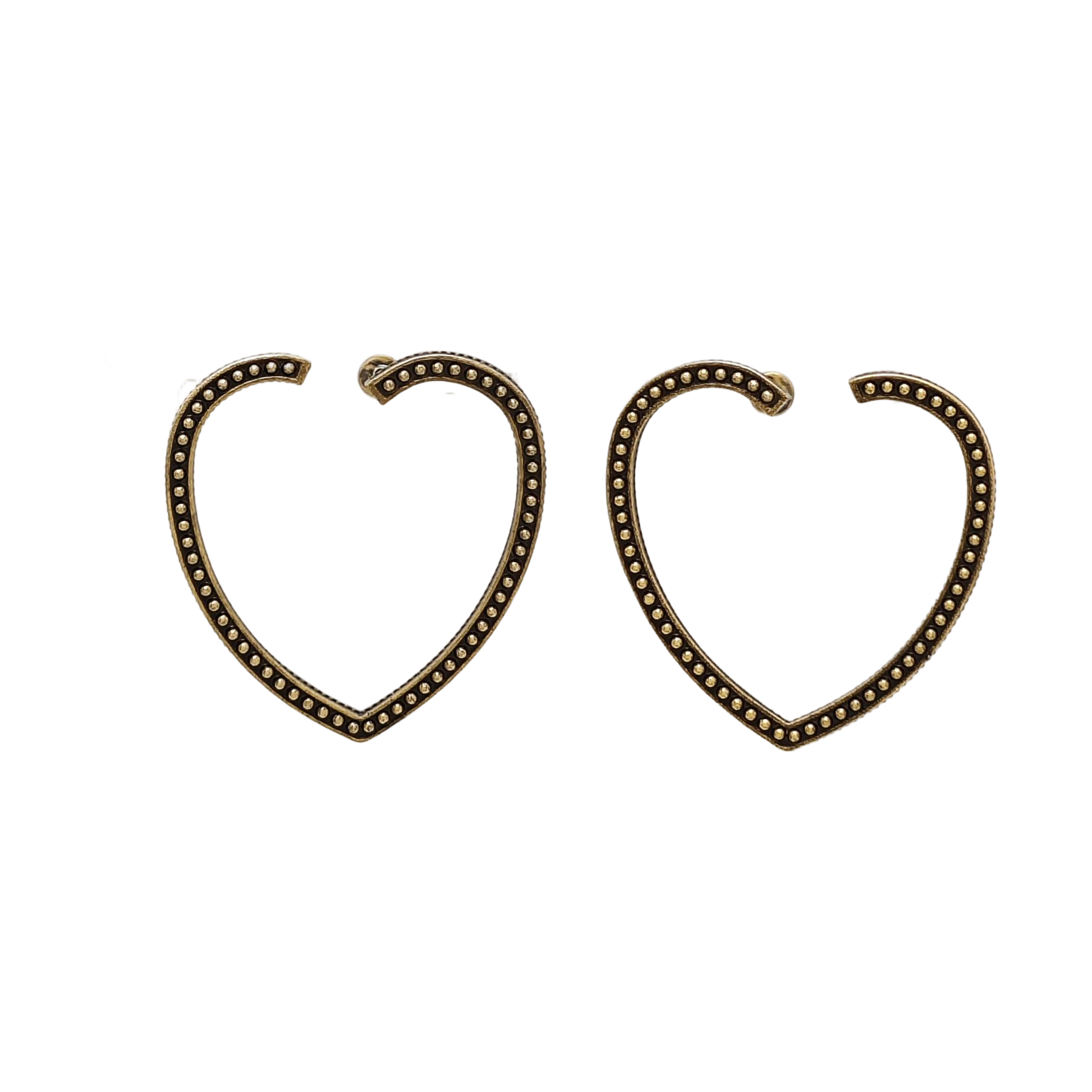 Metal Gold Stud Earrings