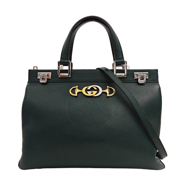 Zumi Medium Calfskin Green
