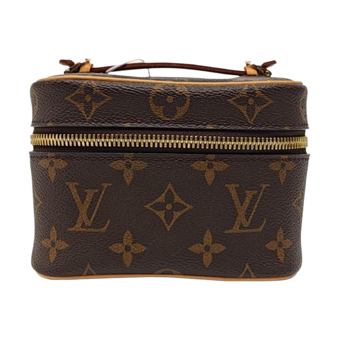 NICE Super Mini Monogram Coated Canvas Brown