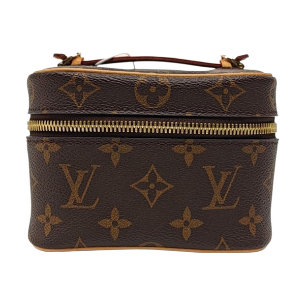 NICE Super Mini Monogram Coated Canvas Brown