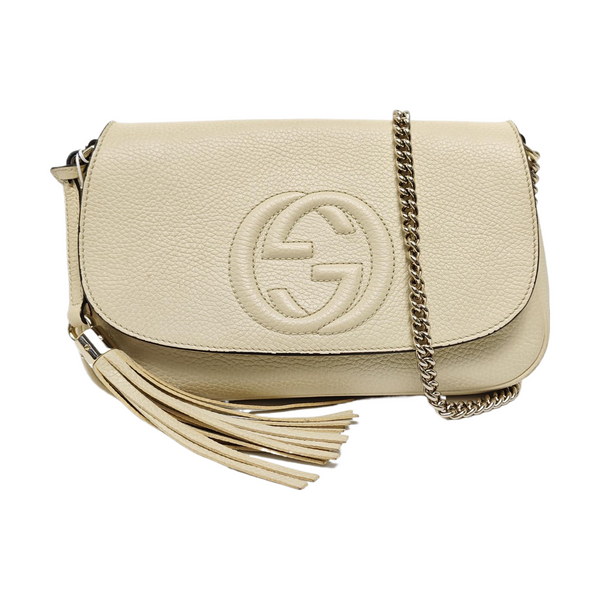 Authenticated pre-owned  Soho Calfskin Beige - Shoulder Bag at Looply