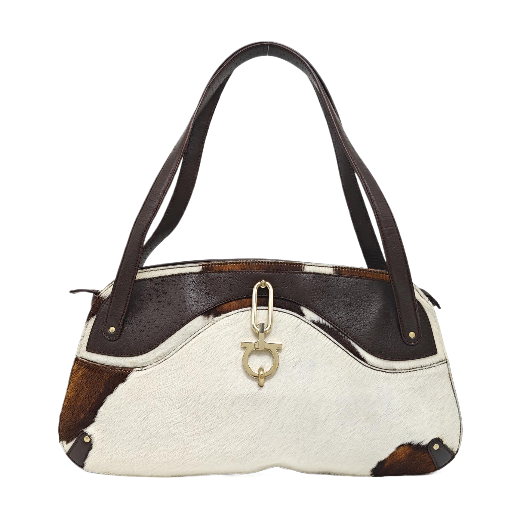 Horsehair Shoulder Bag Multicolor
