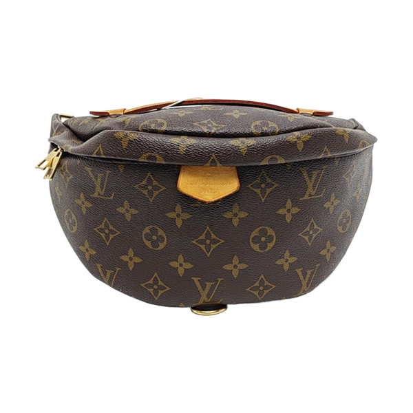 BUMBAG Monogram Coated Canvas Brown