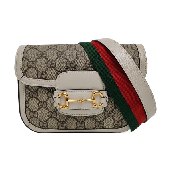 Horsebit 1955 Mini Coated Canvas Beige