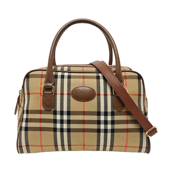 Canvas Top Handle Bag Beige