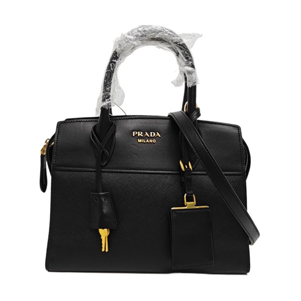 Esplanade Saffiano Calfskin Black